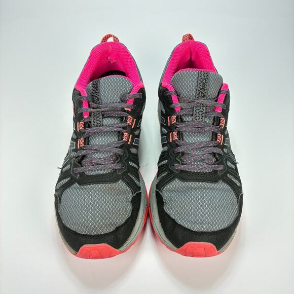 ASICS Gel Venture 7 Gray Black Trail Running Shoes 1012A476 Women’s Size 8.5 - Picture 3 of 10